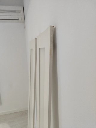 Puerta de ropero brimmed ikea blancas