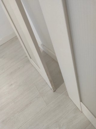 Puerta de ropero brimmed ikea blancas
