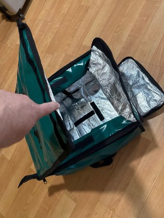 Mochila Térmica Repartidor Verde