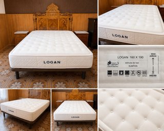 Colchón Logan 160x190 + Somier Tapizado
