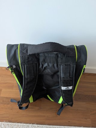 Paletero Adidas Negro/Verde Lima
