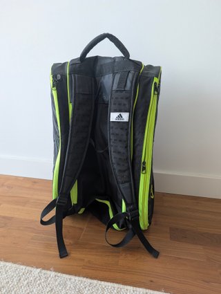 Paletero Adidas Negro/Verde Lima