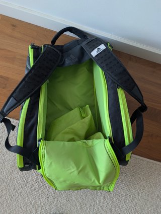 Paletero Adidas Negro/Verde Lima