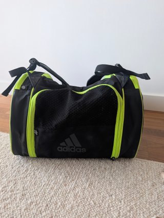 Paletero Adidas Negro/Verde Lima