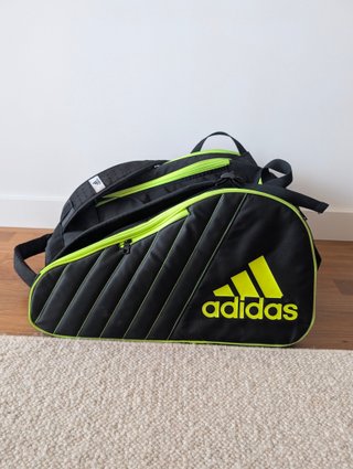 Paletero Adidas Negro/Verde Lima