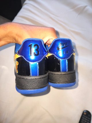 Nike Air Force 1 Negras y Azules