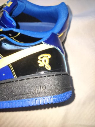 Nike Air Force 1 Negras y Azules