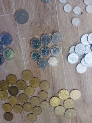 Lote de monedas antiguas