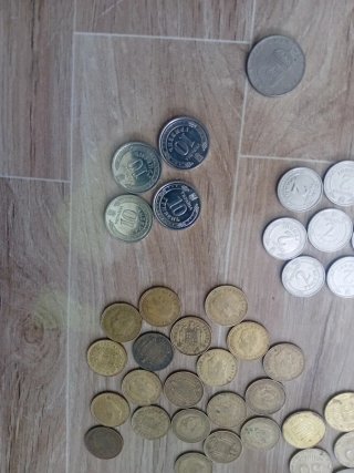 Lote de monedas antiguas