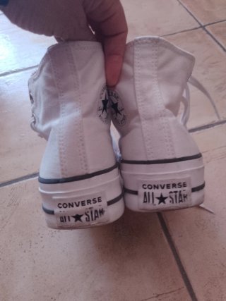 Converse All Star Lift Platform Alte Bianche