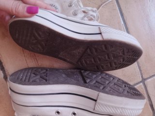 Converse All Star Lift Platform Alte Bianche