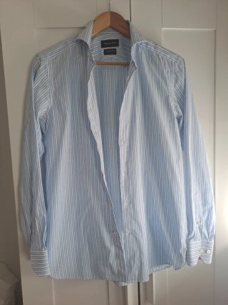Camisa rayas Massimo Dutti hombre.