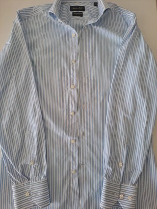 Camisa rayas Massimo Dutti hombre.