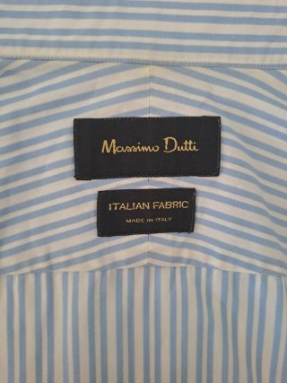 Camisa rayas Massimo Dutti hombre.