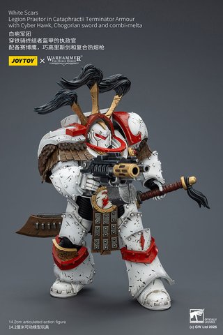 JoyToy Warhammer 30k White Scars Praetor Terminato