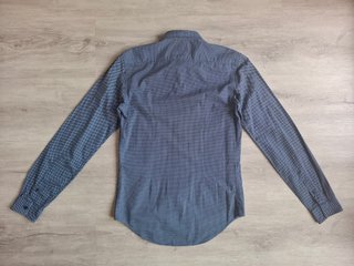Camisa ZARA azul estampada