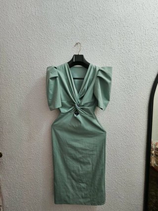 Vestido verde para evento especial