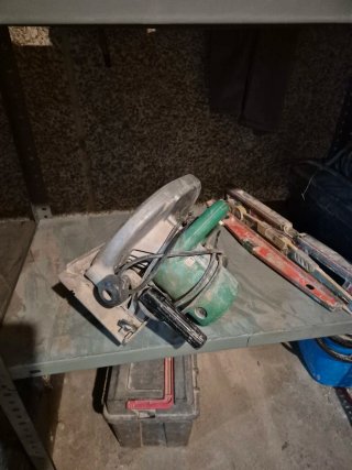 Lote de herramienta de construccion