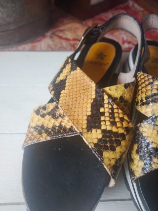 Sandalias Piel Print