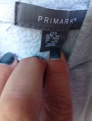 Sudadera gris Primark