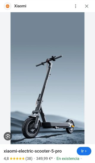 Patinete Eléctrico Xiaomi 5 Pro