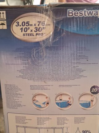 Piscina Bestway Steel Pro 3.05m x 76cm