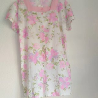 Mono verano flores algodón nuevo