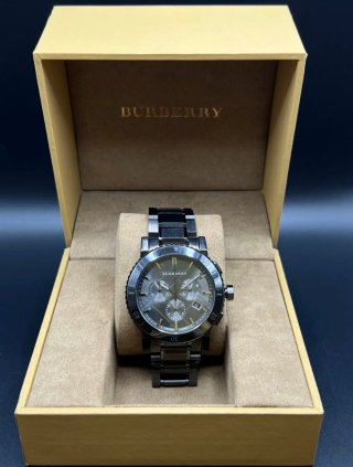 Reloj Burberry BU9381 Hombre Negro/Plata