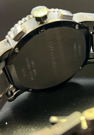 Reloj Burberry BU9381 Hombre Negro/Plata