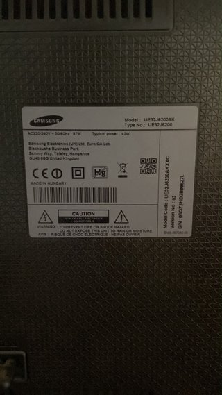Televisor Samsung Negro