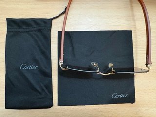 Gafas de Sol Cartier Doradas
