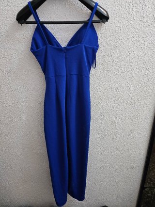 Vestido azul elegante para eventos