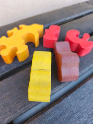 Puzzle de madera hipopótamo