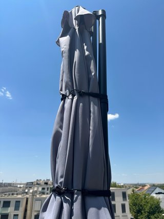 Parasol redondo acero 290cm