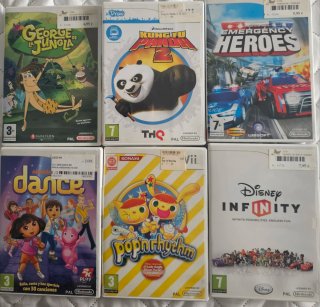 Lote 6 Videojuegos Wii