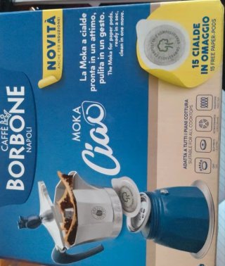 Moka Ciao Borbone Caffettiera a cialde