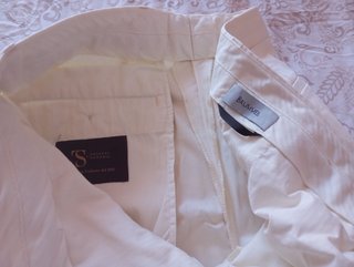TRAJE BLANCO CRUDO + CORBATA BRUMMELL T.40/48