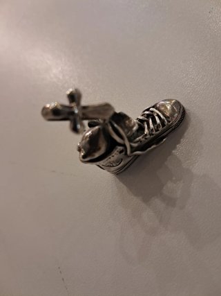 Colgante Plata Zapato Deportivo