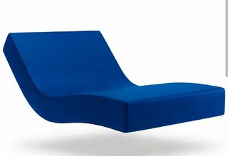 Cama articulada metálica y de madera
