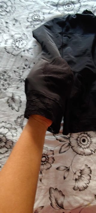 Faja reductora negra con cremallera