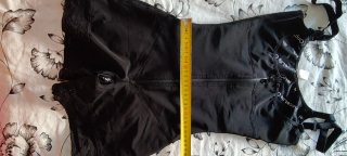 Faja reductora negra con cremallera