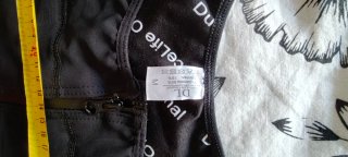 Faja reductora negra con cremallera