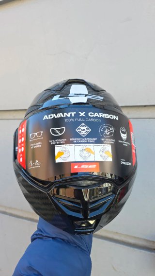 Casco Moto LS2 Advant X Carbono