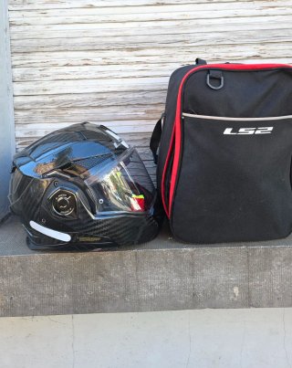 Casco Moto LS2 Advant X Carbono