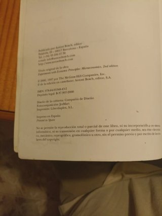 Experimentos con los principios económicos, 2a ed.