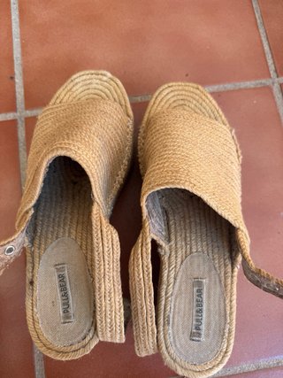 Sandalias espadriles plataforma Pull&Bear talla 40