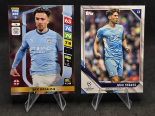 Lote 25 cromos Manchester City