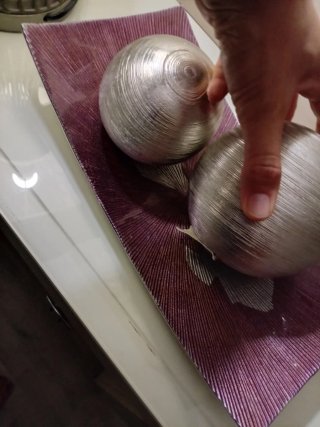 Juego Decoración Jarrón y Bolas