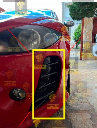 Rejillas Parachoques Delantero AERO Leon Cupra MK2