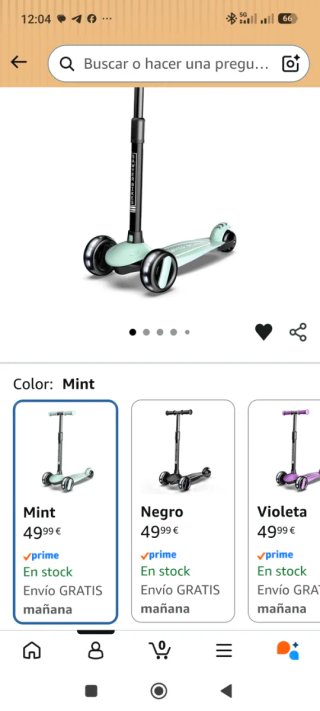 Patinete Sawyer 3 ruedas ajustable